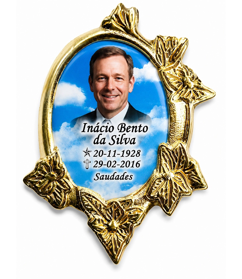 Placa personalizada produzida pela Arca Fundição 22