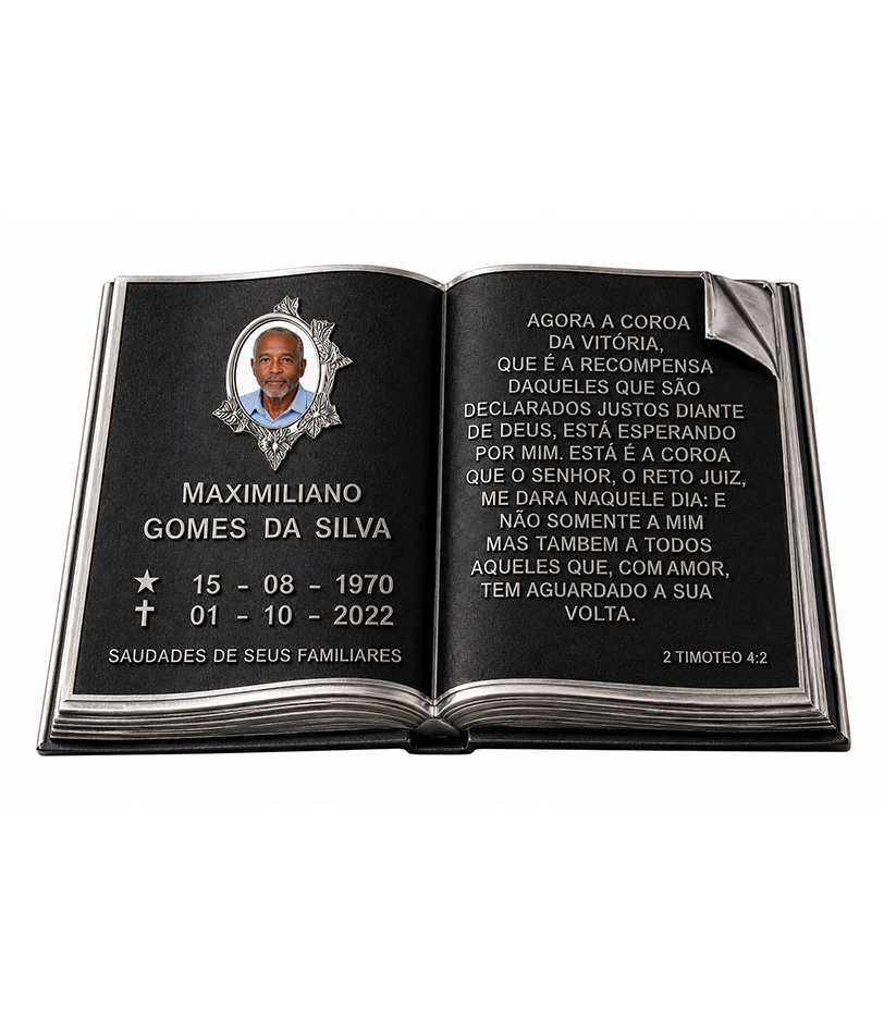 Placa personalizada produzida pela Arca Fundição 3